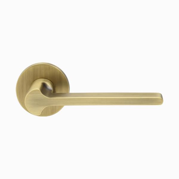 Luxury Outside Bright Solid Modern Gold Door Handles 135mm 63mm