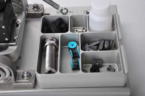 Balanceador de rodas de bicicleta de metal prateado Solução perfeita para ajuste de rodas