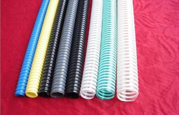 High Pressure White Corrugated Plastic Pipe For Drinking Water Transportation