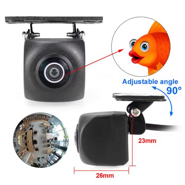 1080P AHD 170° Car Rear View Camera Vehicle Reverse Black Fisheye Lens Waterproof Night Vision Universal