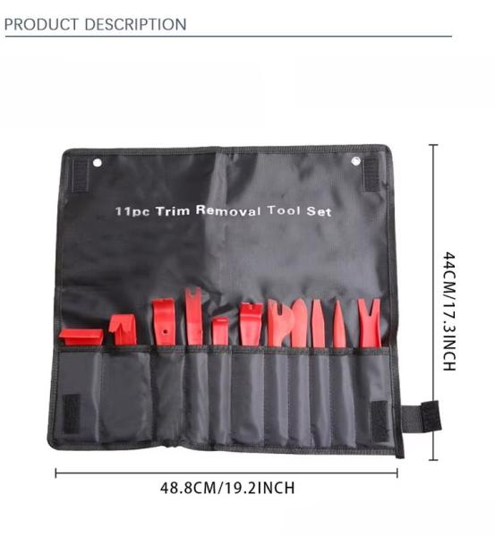 Nylon Clips 11PC Auto Trim Removal and Molding Tool Set