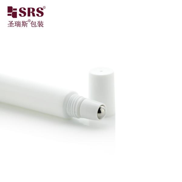 PE Single Roller Ball Tube Squeezable D16mm Dia 120mm For Acne Treatment Packaging