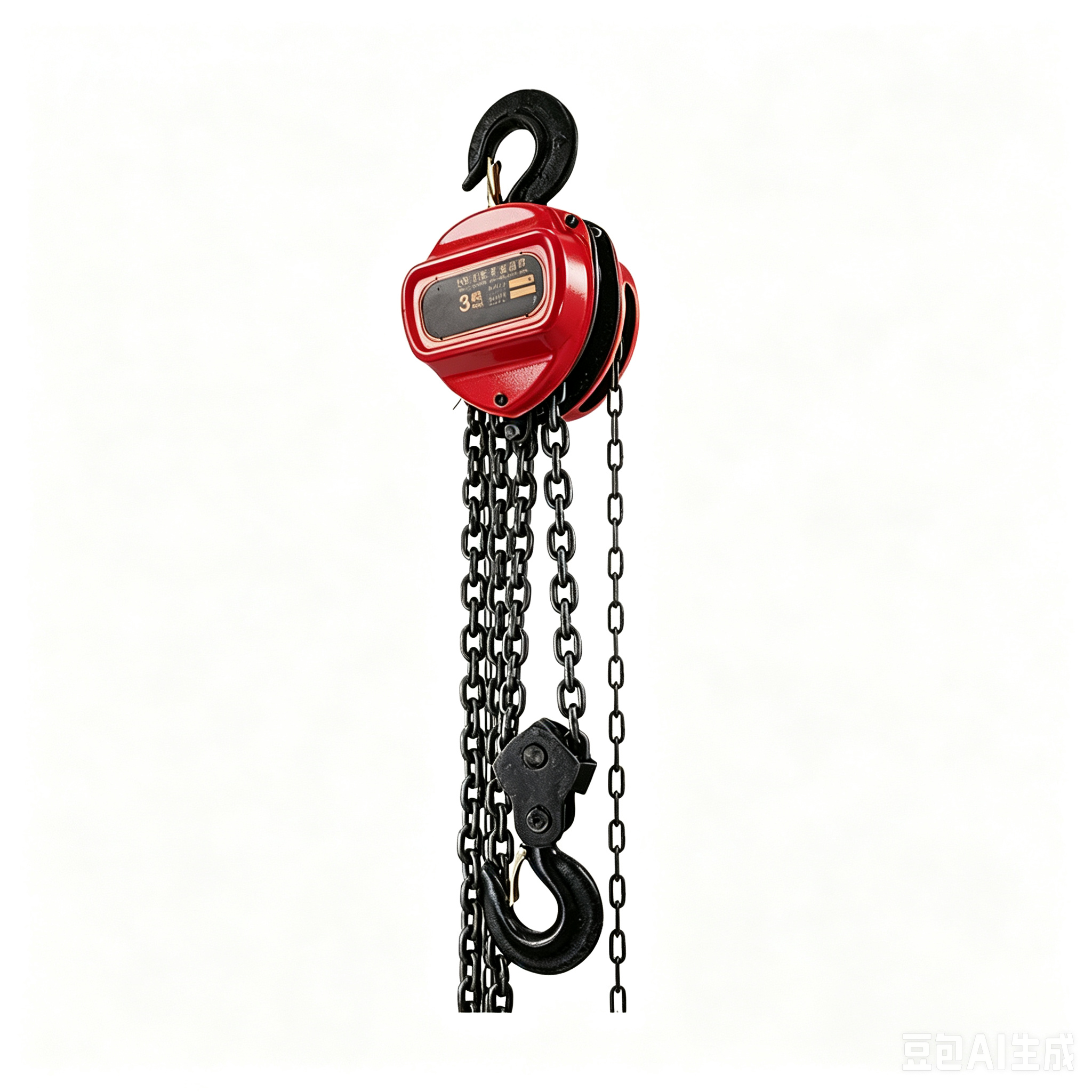 3m - 12m Lifting Height Steel Chain Hoist 1t / 2t / 3t / 5t Manual Chain Pulley Hoist
