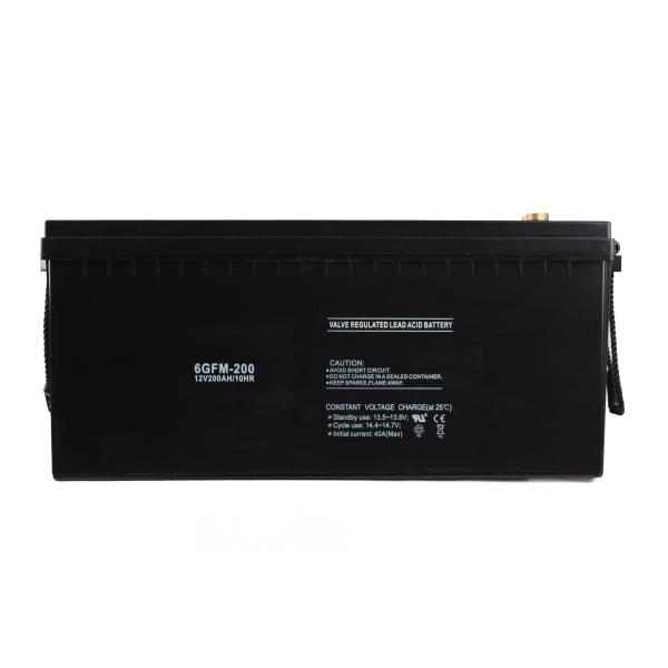 12V 200AH Valve Regulated Lead Acid Battery with 10 Year Design Life and Maintenance-Free Operation