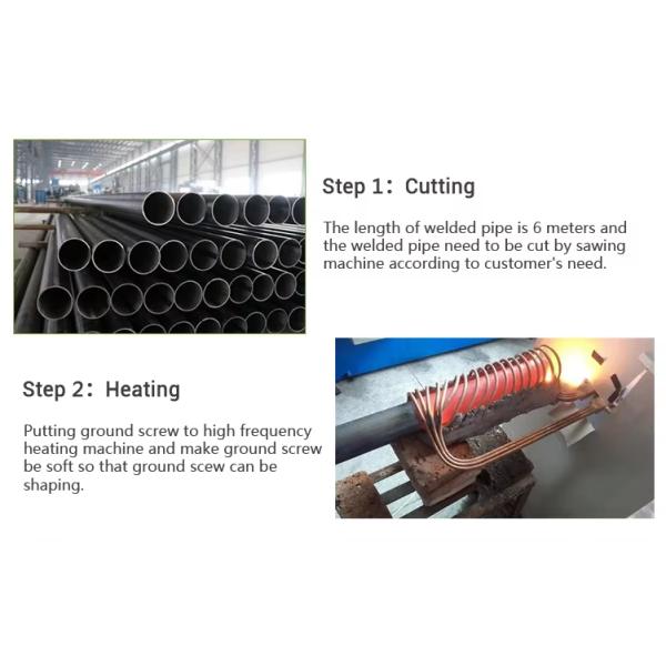 Pilotes helicoidales de anclaje a tierra para montaje solar para cimientos