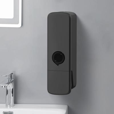 Durable Bathroom Manual Soap Dispenser ABS Adhesive Wall Mounted Soap Dispenser