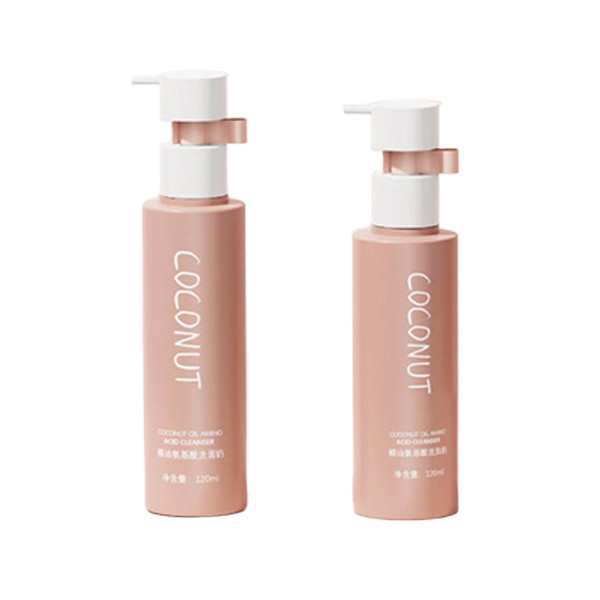 professional skincare packaging solution pink high-end cleansing skincare bottle‌