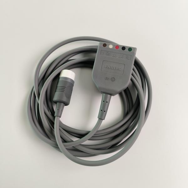 PHILIP Original Efficia 3/5 ECG Trunk Cable, AAMI/IEC. REF: 989803160641