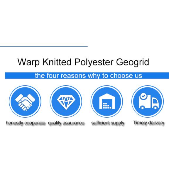 Free Spare Parts Black Polyester Biaxial PET Geogrid for Slope Reinforcement 25-150KN/M