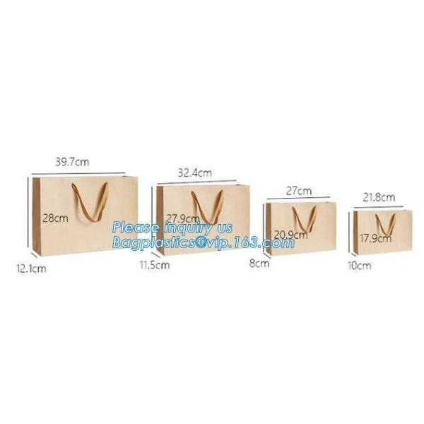 luxury elegent chocolate paper packaging bags,handle white color printed paper packaging bag with logo bagease package