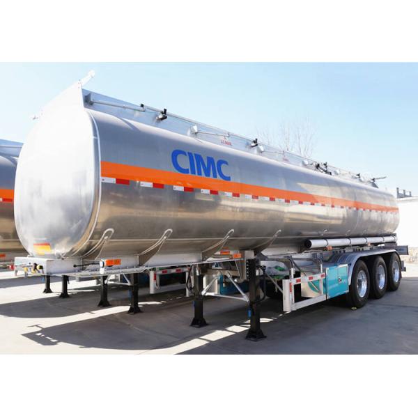 Mechanical Suspension Gas 42cbm Aluminum Tanker Trailer