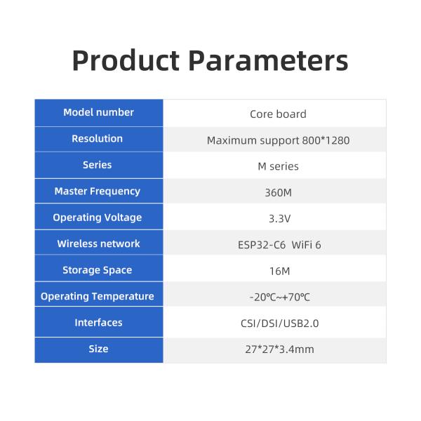 JC-ESP32P4-M3-C6 Module d'affichage ESP32 La solution ultime pour votre entreprise
