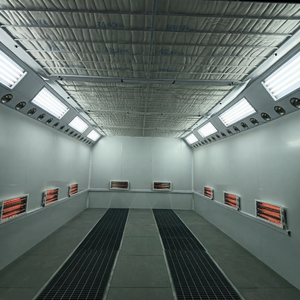 CoatTech Intelligent Infrared Paint Baking Booth