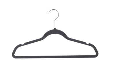 360 Degree Slim Velvet Hangers , Non Slip Slim Flocked Hangers