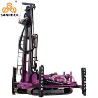 Mobile Water Well Drilling Machine Hydraulic Bore hole 400m Deep Water Well Drilling Rig