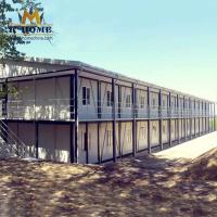 Bâtiments Chambre modulaire de conteneur de deux d'histoire préfabriquée comme camp