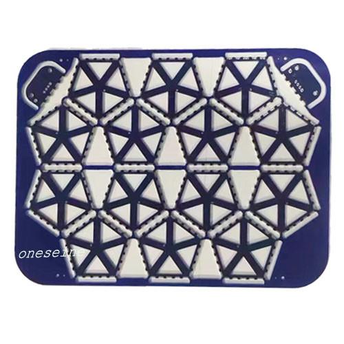FR4 94V0 Dual Sided PCB Board 2 Layer Blue Soldermask