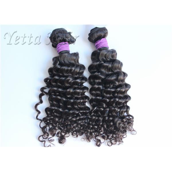 Weave человеческих волос Kinky скручиваемости перуанский с курчавым Frontal шнурка