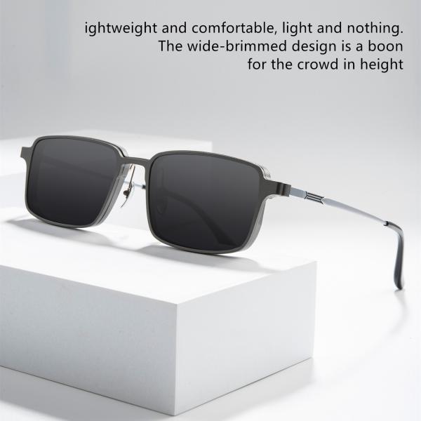 Вождение Поляризованное ночное зрение Магнитный зажим на очках ZTO 9909