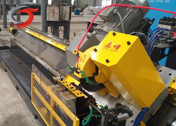 Low Carbon Steel 80m/Min Cold Cut Pipe Saw 50hz Flying Saw Machine