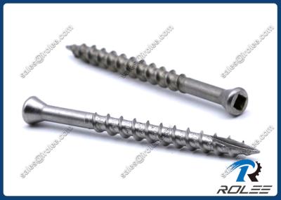 304/305/316 Stainless Steel Square Drive Trim Head Deck Screw Type 17