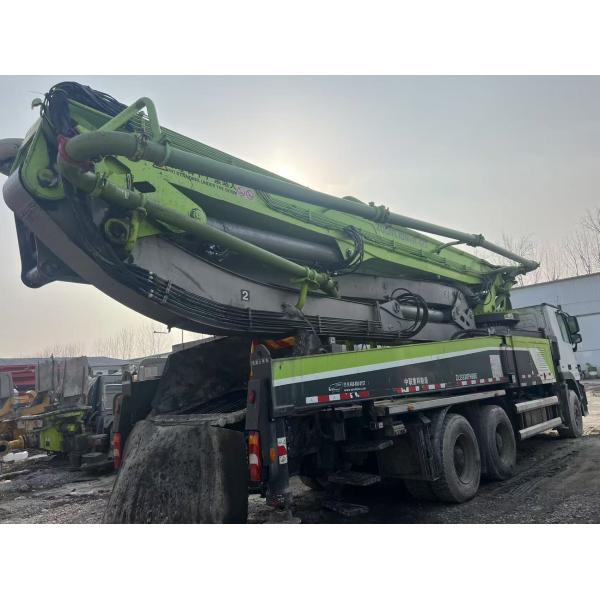 Used 2018 Mercedes-Benz Chassis 49m Concrete Pump Truck Semi-Dry Shotcrete Type Maximum Cloth Height 48.7M
