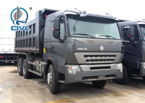 High Power 6 Wheel Dump Truck / Energy Saving Heavy Duty Dump Trailer