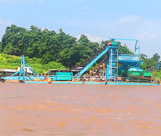 Multi Bucket Ladder Dredger For Gold And Diamond Panning Machine