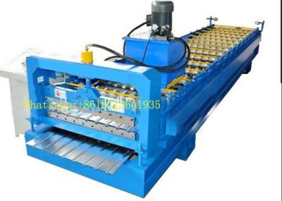 Multi Rib Roof Touchscreen Trapezoidal Roll que forma o Plc da máquina