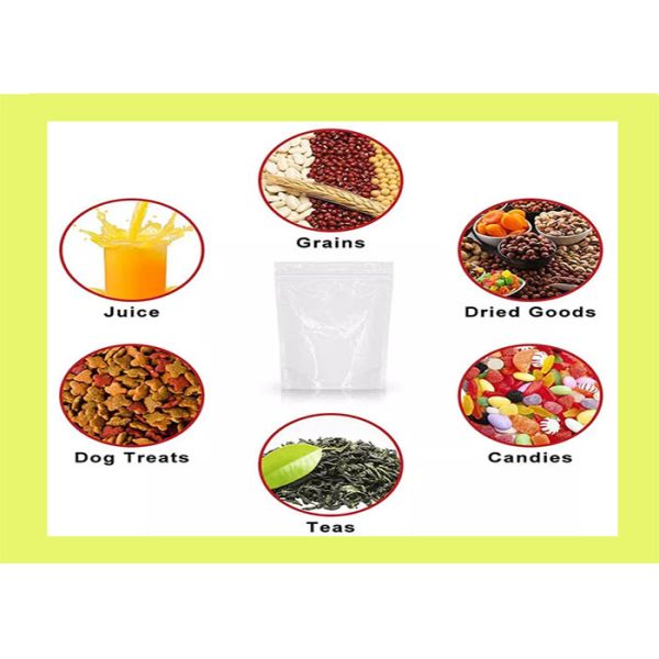 Colorful Tea Packaging Pouches , Food Grade Coffee Bean Pouches