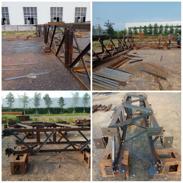 Фланца башни рангоута гальванизирования 25М башня связи высокого трубчатая стальная Монополе