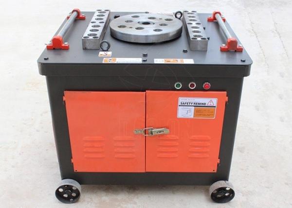 Reinforced Iron Rebar Spiral Bender , Hydraulic Steel Rod Bending Machine