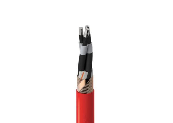 Three Core Unarmoured MV Power Cable Aluminum Conductor Medium Voltage Power Cable