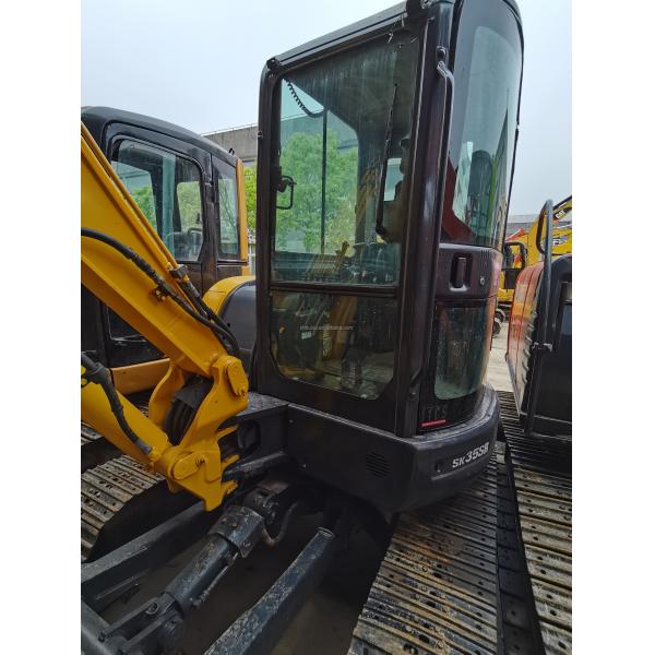 High Engine Power Mini Excavator Used Kobelco Sk35 3.5 Ton 0.75m3