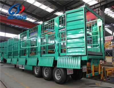 Double Deck Livestock Transport Fence Stake Truck Trailer Utility Use Cargo Semi Trailers