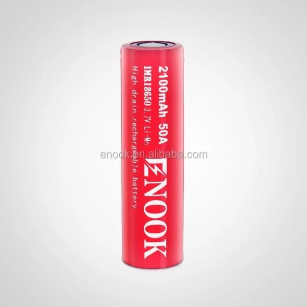 China 18650 2100mAh 3600mAhMAX 50A Cdr 20A Li-ion rechargeable battery