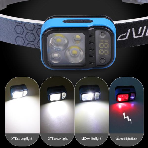 FTYD-07 Farol LED 400-500 lumens IPX4 impermeável com ABS para atividades ao ar livre