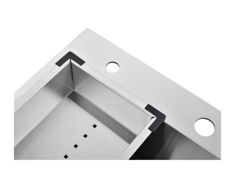 Stainless Steel Drop In Single Bowl Kitchen Sink Undermount Double Bowl