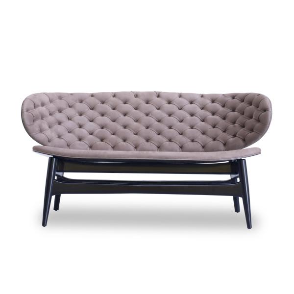 Custom Made Eco Friendly Wood And Fabric Dining Chairs For Cafes / Bar / Meeting Room