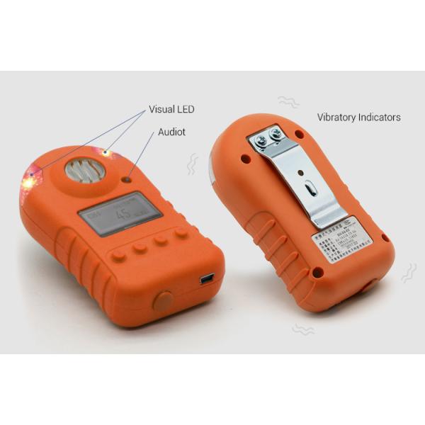 Small Size Industrial Gas Detectors , Combustible Gas Meter 1 Year Warranty