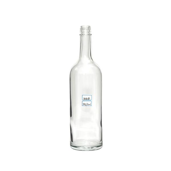 Super Flint Glass Customized Shape Brandy Liquor Bottle 200ml Empty 750ml 500ml