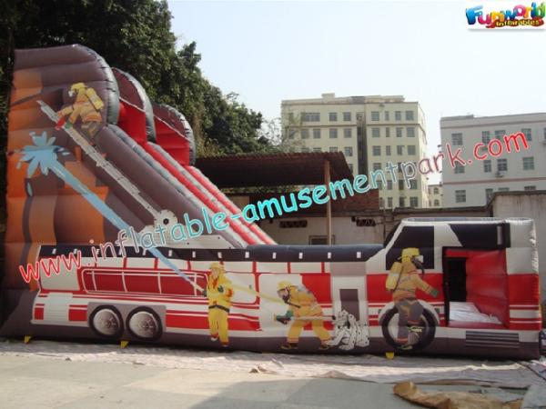 Outdoor Large 0.55mm PVC tarpaulin Inflatable Commercial Inflatable Slide for Kids Playing