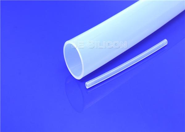 Flexible Medical Grade Silicone Tubing Extruded Hose High Resistance For Industrial