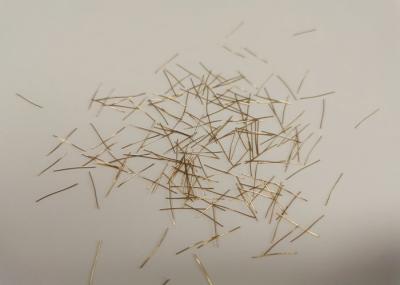 Copper Coated Micro Steel Fiber 2500Mpa Tensile Strength For Concrete Slab