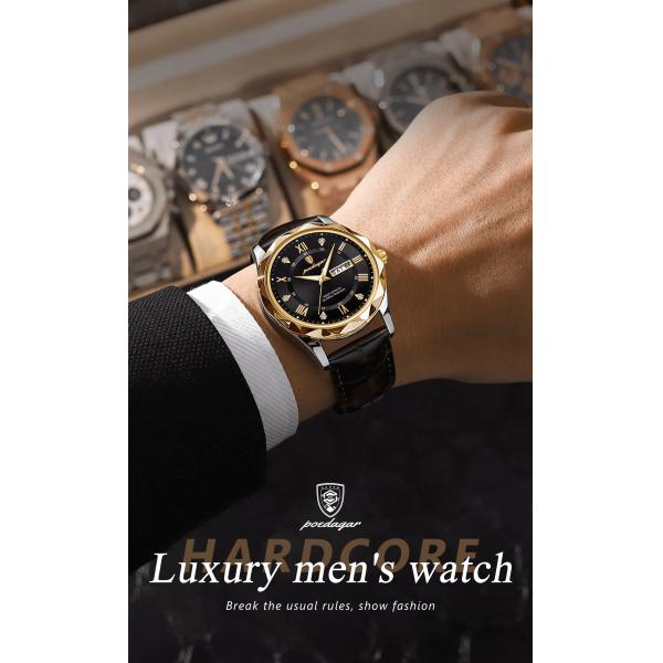 38mm Quartz Battery Wristwatches With Customized Dial Color And Mineral Crystal