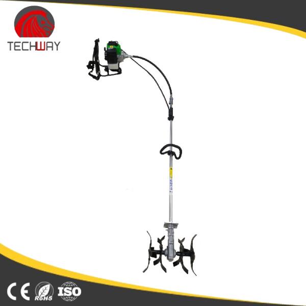 Solid Steel Petrol Brush Cutter With Metal Fuel Tank Protector 1200ML