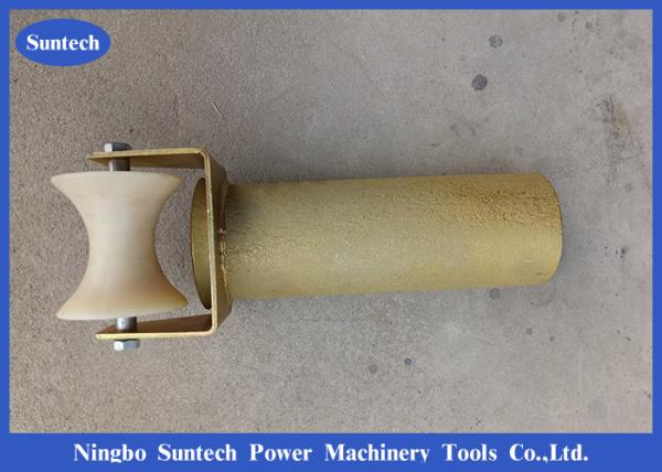 Cabo 100mm de nylon em forma de sino da roda que puxa rolos