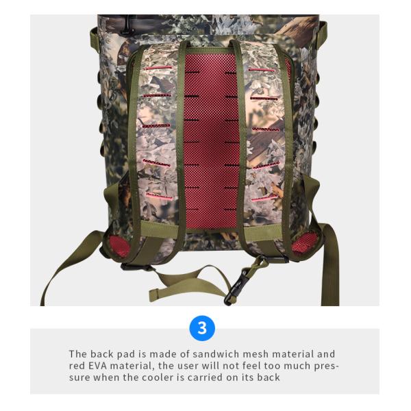 Сумка рюкзака охладителя изоляции термальная для располагаться лагерем альпинизма