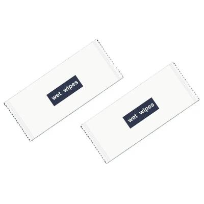 KILINE Portable Single Piece Wet Wipe Pure Water For Travel Restaurant Hotel Custom Logo Nonwoven Wipe Tissue