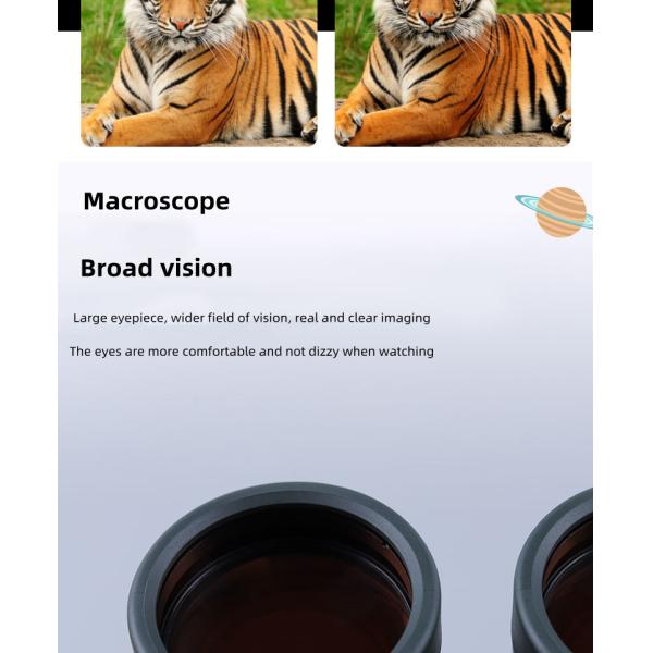 Kunguang 12x50 ED Glass Binoculars Adult Travel Starscope Monocular 12x50 Portable Wide Angle